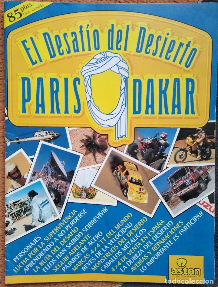 Colecionismo Cadernetas: &Aacute;lbum de cromos El desaf&iacute;o del desierto Par&iacute;s Dakar