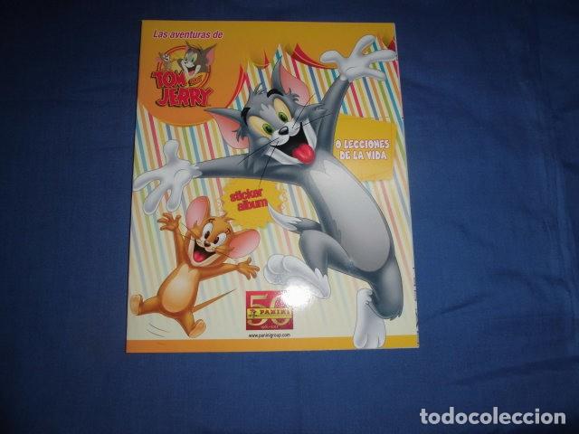 Collectable Incomplete Albums: LAS AVENTURAS DE TOM Y JERRY O LECCIONES DE LA VIDA. ALBUM VACIO. SIN CROMOS. NUEVO. PANINI