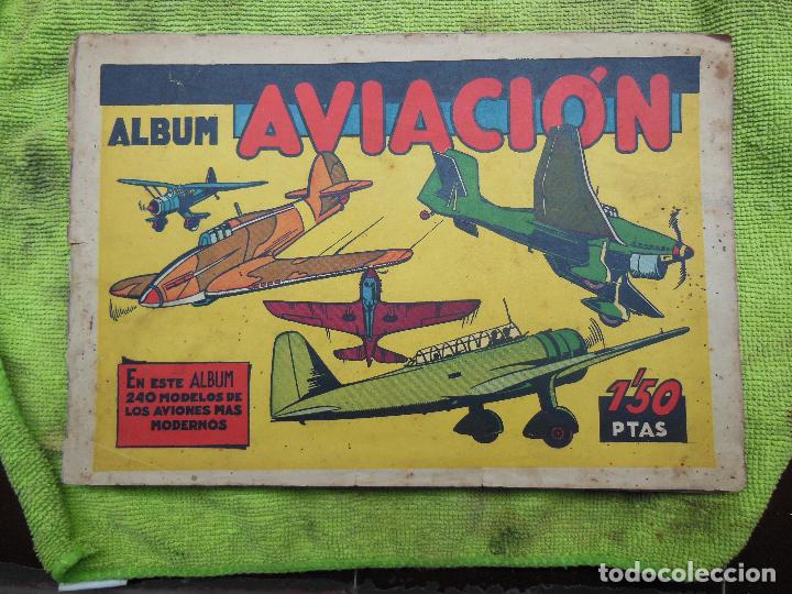 Collectable Incomplete Albums: Antiguo Album AVIACI&Ouml;N, Edit Cisne , a&ntilde;os 40 - con 182 cromos de 240 a falta de 58 (Ver Fotos ).