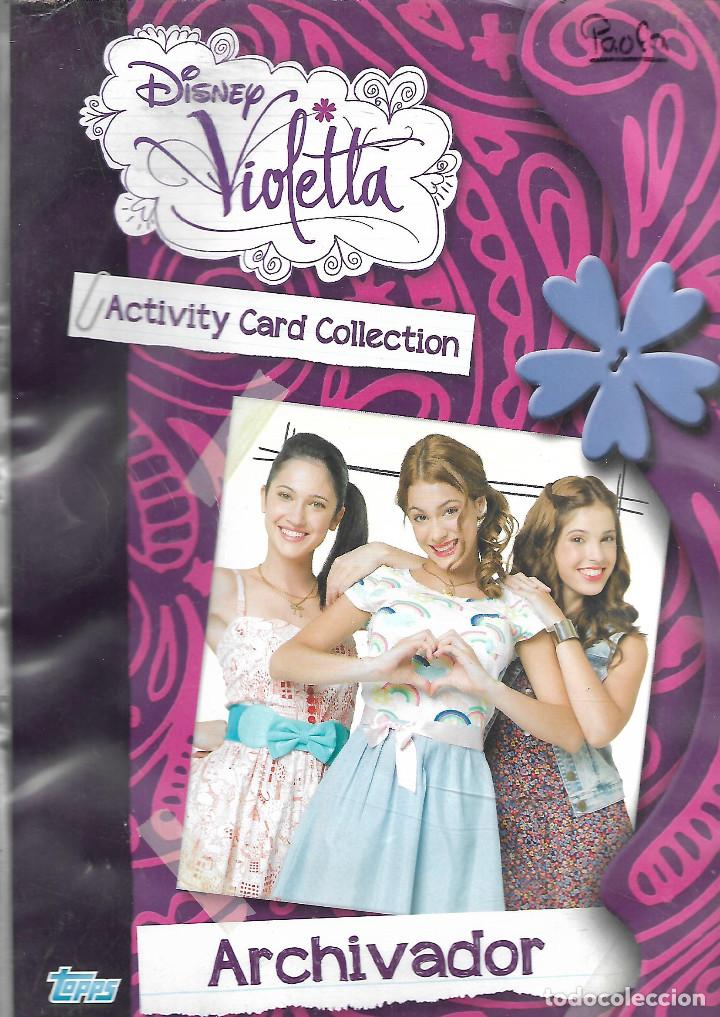 Collezionismo Album: ALBUM DISNEY VIOLETTA ACTIVITY CARD COLLECTION - TOPPS - CONTIENE 120 FICHAS