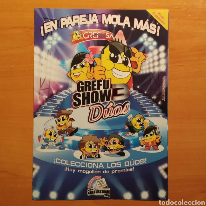 Collectable Incomplete Albums: ALBUM PLANCHA - GREFUSHOW 3 D&Uacute;OS - GREFUSA