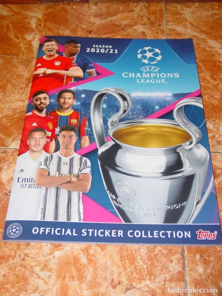 Colecionismo Cadernetas: &Aacute;lbum NUEVO (plancha) de la UEFA Champions League, temporada (season) 2020 / 21, editado por TOPPS