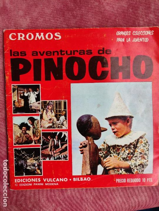 Coleccionismo &Aacute;lbumes: &Aacute;lbum las aventuras de Pinocho Panini con 49 cromos buen estado