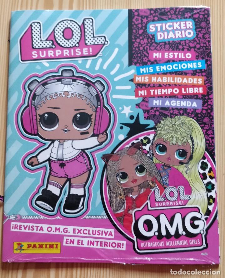 Collezionismo Album: &Aacute;lbum vac&iacute;o plancha LOL OMG