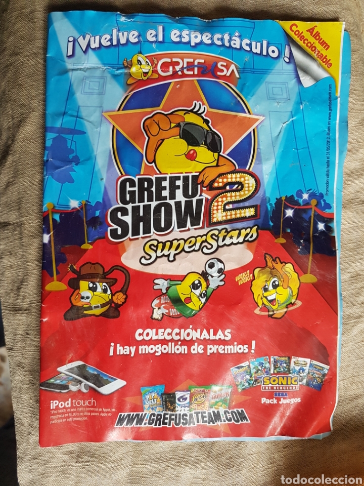 Colecionismo Cadernetas: Album grefu show 2