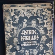 Coleccionismo Álbumes: ÁLBUM CROMOS CINEFOTO 1942 ASTROS Y ESTRELLAS DEL FIRMAMENTO CINEMATOGRÁFICO HOJAS SUELTAS BRUGUERA. Lote 247034015