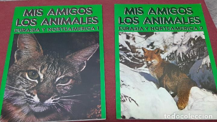 Coleccionismo &Aacute;lbumes: ALBUM 1 Y 2 (EURASIA Y NORTEAMERICA) MIS AMIGOS LOS ANIMALES