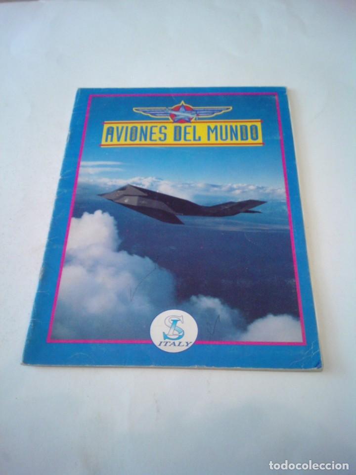 Colecionismo Cadernetas: AVIONES DEL MUNDO - ALBUM DE CROMOS INCOMPLETO - FUN STICKERS - GORBAUD - CJ 186