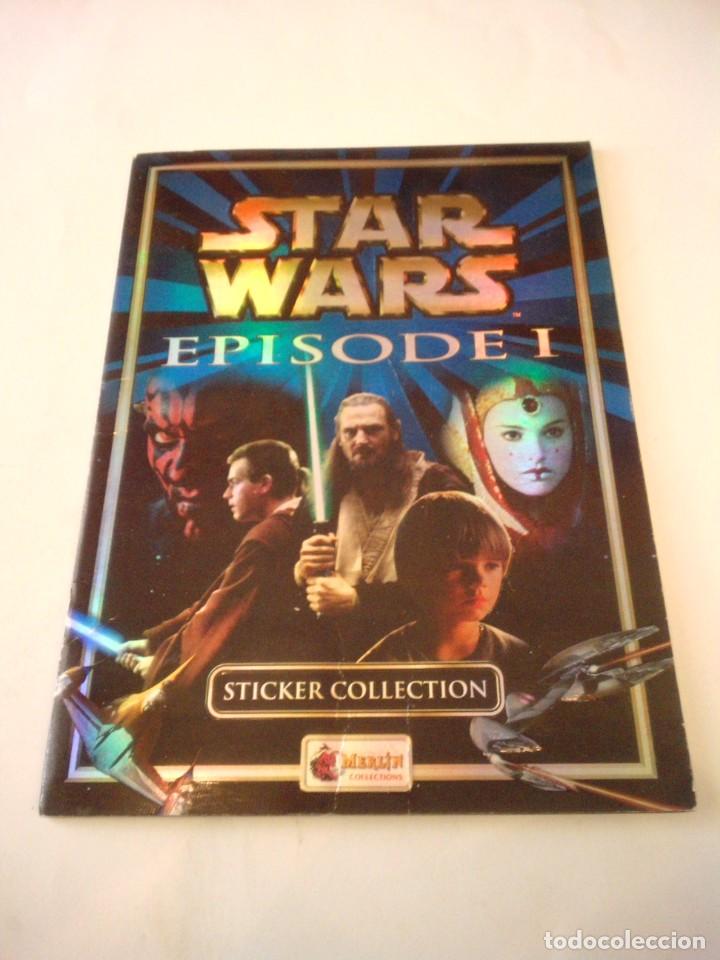 Colecionismo Cadernetas: STAR WARS - EPISODIO I - ALBUM DE CROMOS INCOMPLETO - MERLIN COLLECTION - FALTAN 7 CROMOS - CJ 187