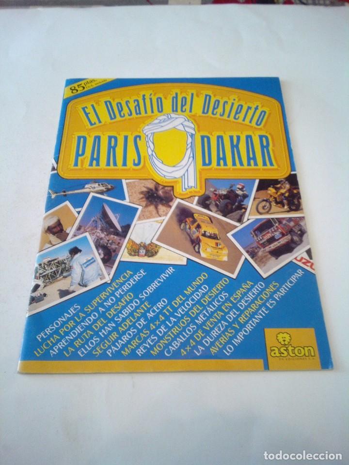 Collezionismo Album: PARIS DAKAR - EL DESAFIO DEL DESIERTO - ALBUM DE CROMOS INCOMPLETO - MUY BUEN ESTADO - CJ 185