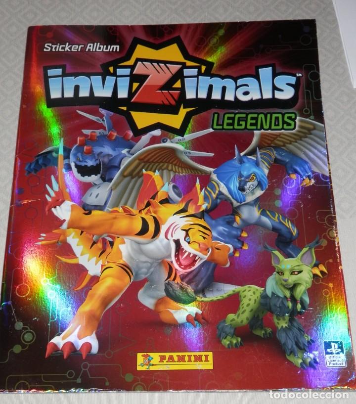 Collectable Incomplete Albums: ALBUM DE CROMOS DE LA SERIE INVIZIMALS LEGENDS