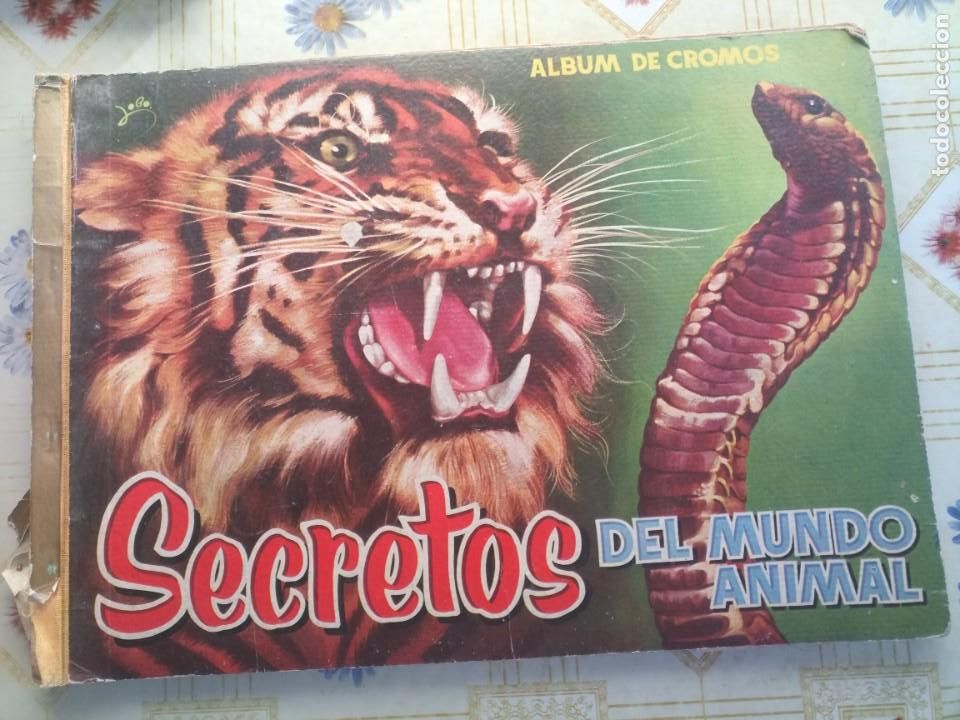 Collectionnisme Albums: Antiguo album cromos completo secretos del mundo animal