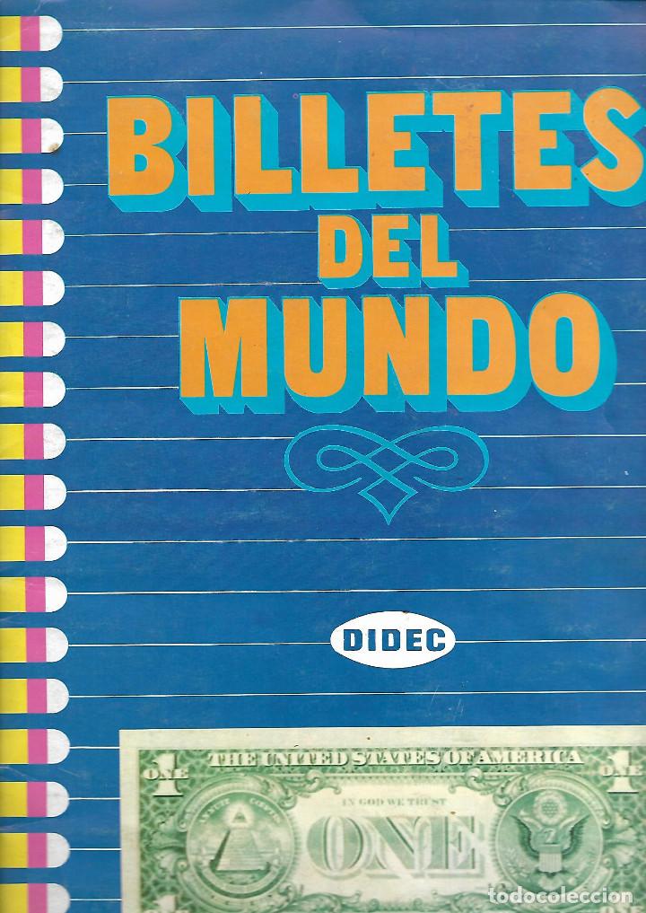 Collectionnisme Albums: &Aacute;lbum coleccion de cromos BILLETES DELMUNDO DE DIDEC CON 167 BILLETES