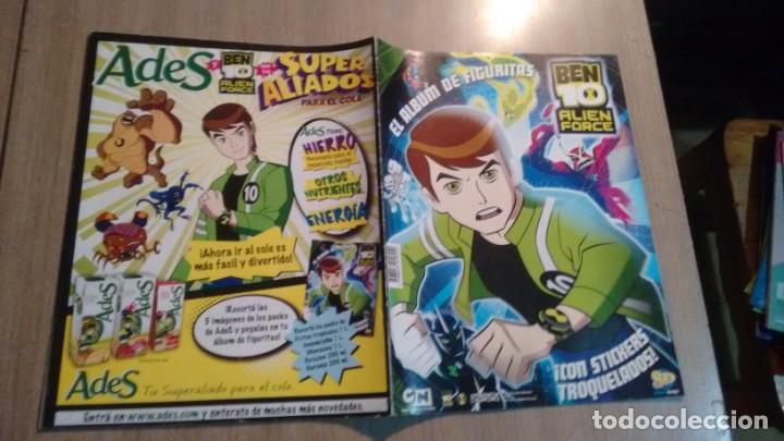 Collectable Incomplete Albums: ALBUM - BEN 10 ALIEN FORCE - VACIO -