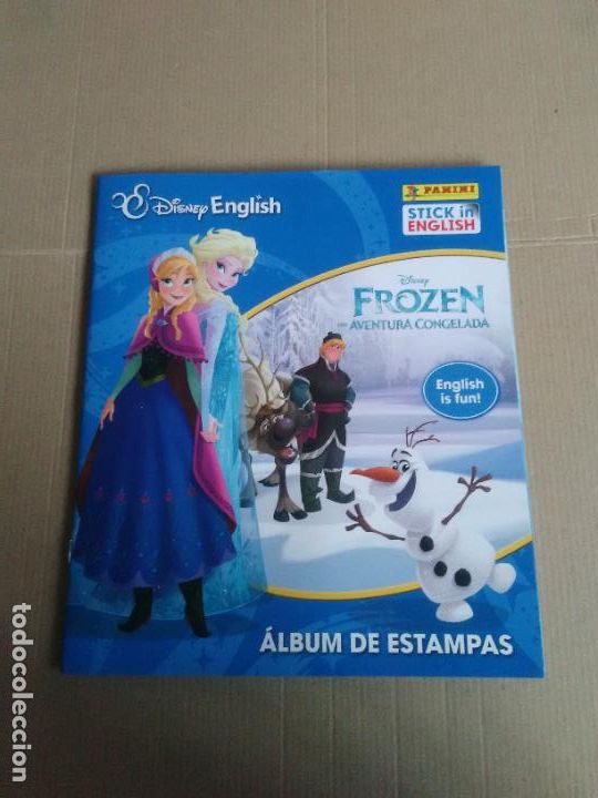 Colecionismo Cadernetas: &Aacute;LBUM PLANCHA VAC&Iacute;O FROZEN UNA AVENTURA CONGELADA DISNEY ENGLISH PANINI STICK IN ENGLISH