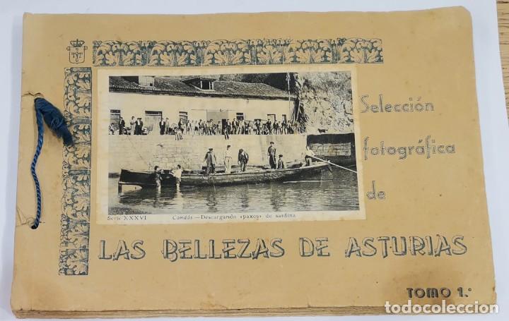 Collectable Incomplete Albums: Raro Album Selecci&oacute;n Fotogr&aacute;fica de Las Bellezas de Asturias - Tomo 1 - Juan Gil Ca&ntilde;ellas.