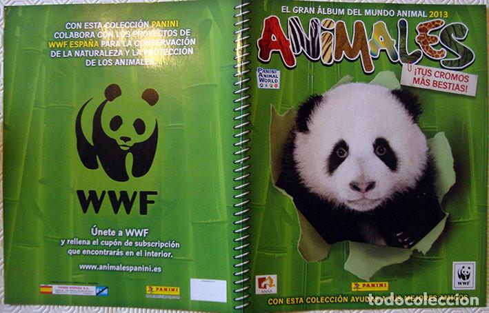 Collezionismo Album: PORTADAS O TAPAS ALBUM EL GRAN ALBUM DEL MUNDO ANIMAL ANIMALES 2013 DE PANINI