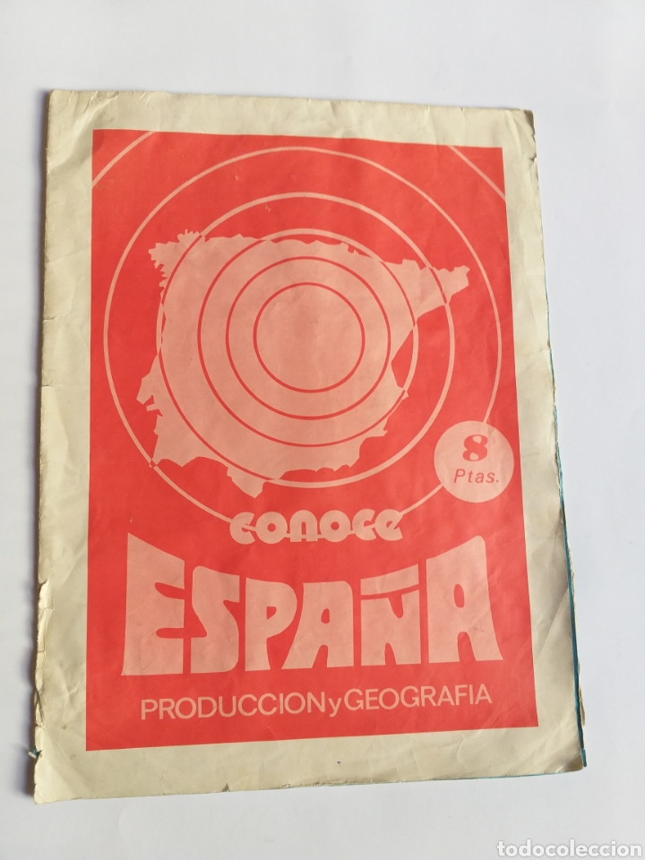 Collectable Incomplete Albums: Conoce Espa&ntilde;a producci&oacute;n y geograf&iacute;a. Editorial radoca cromos