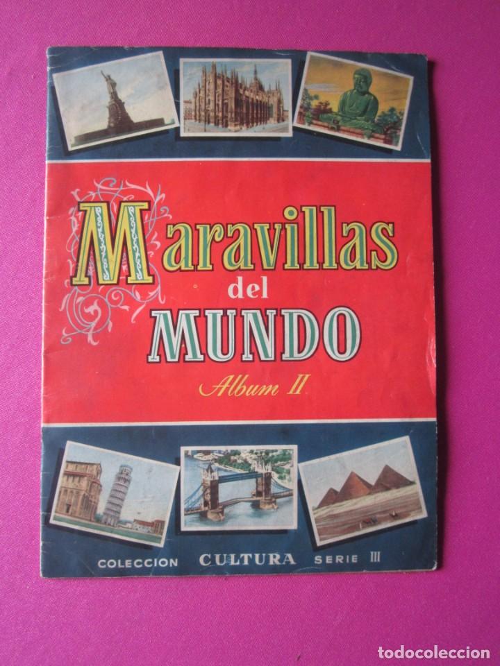 Collezionismo Album: MARAVILLAS DEL MUNDO ALBUM II - ALBUM DE CROMOS FALTAN 52 CROMOS