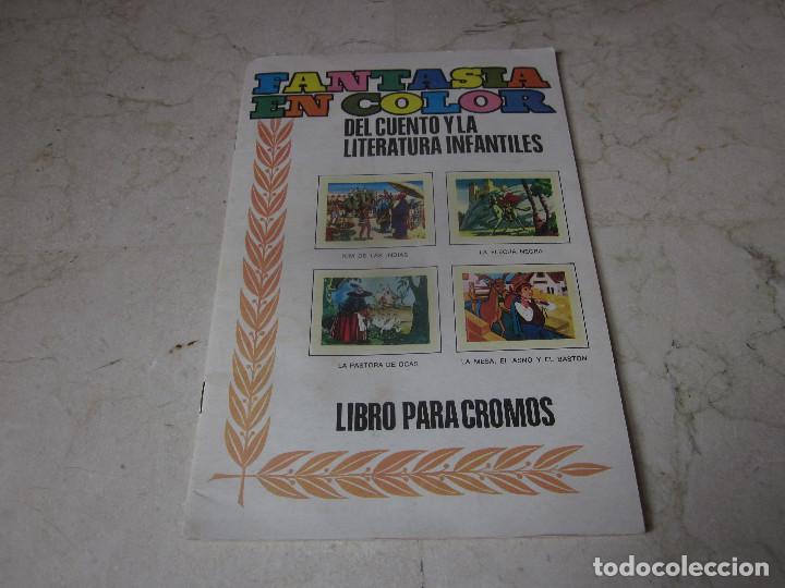 Collectionnisme Albums: LIBRO PARA CROMOS - FANTASIA EN COLOR DEL CUENTO Y LA LITERATURA INFANTILES - INCOMPLETO