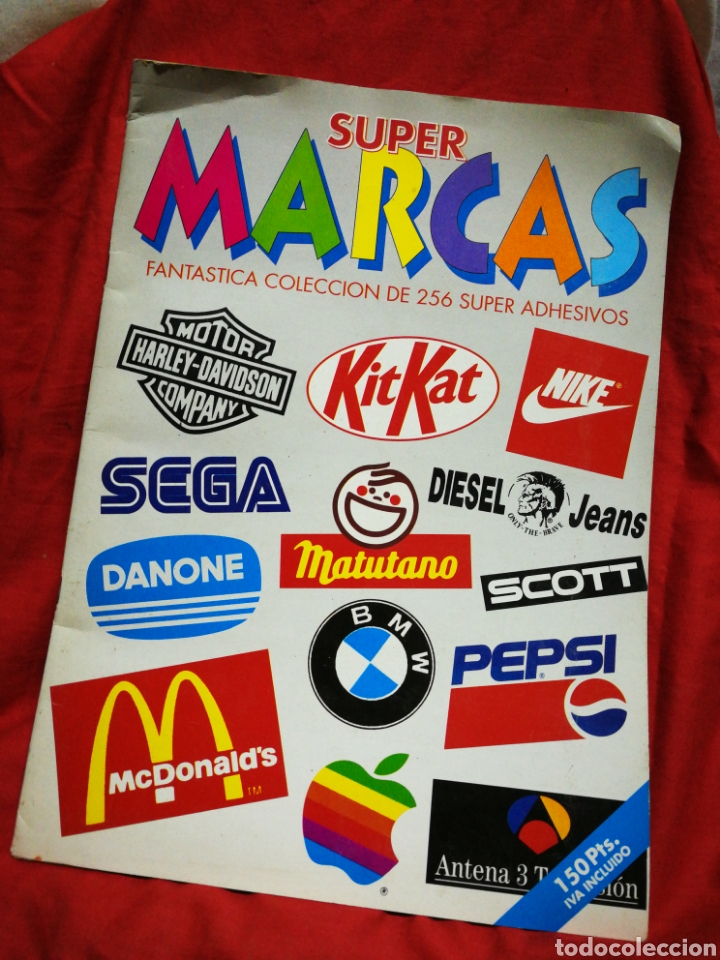 Collectable Incomplete Albums: &Aacute;LBUM CROMOS SUPER MARCAS- CONTIENE 152 CROMOS. INCOMPLETO.