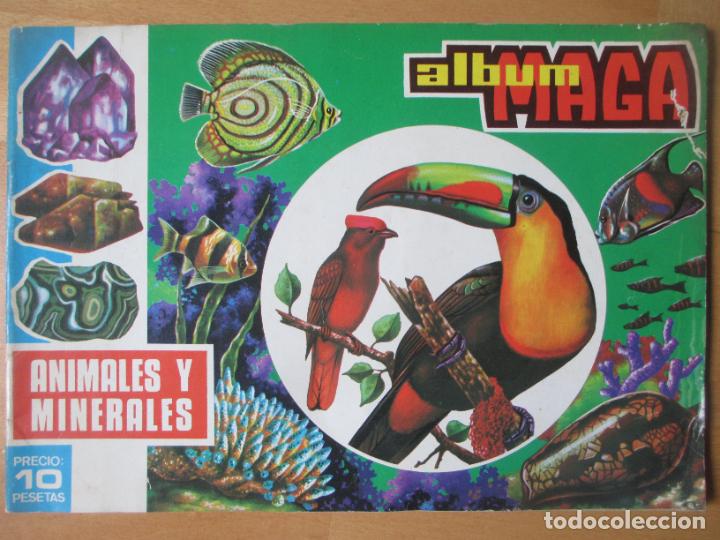 Sammeln Sammelalben: ALBUM CROMOS ANIMALES Y MINERALES ALBUM MAGA 1970 SIN CROMOS VACIO