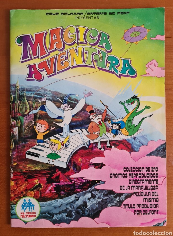 Collectable Incomplete Albums: &Aacute;lbum M&aacute;gica Aventura - Ed. Ruiz Romero A&ntilde;o 1974 - Contiene 57 Cromos