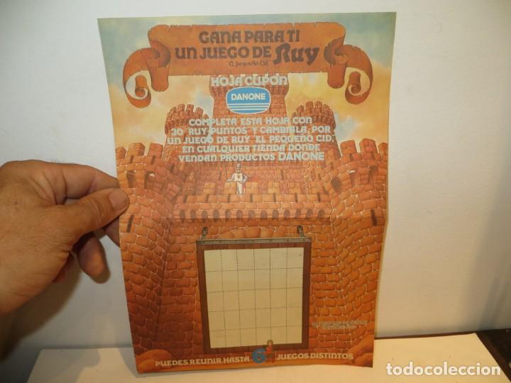Collectable Incomplete Albums: HOJA CUPON DANONE. RUY EL PEQUE&Ntilde;O CID. PRINCIPIO DE LOS A&Ntilde;OS 80.PERFECTA