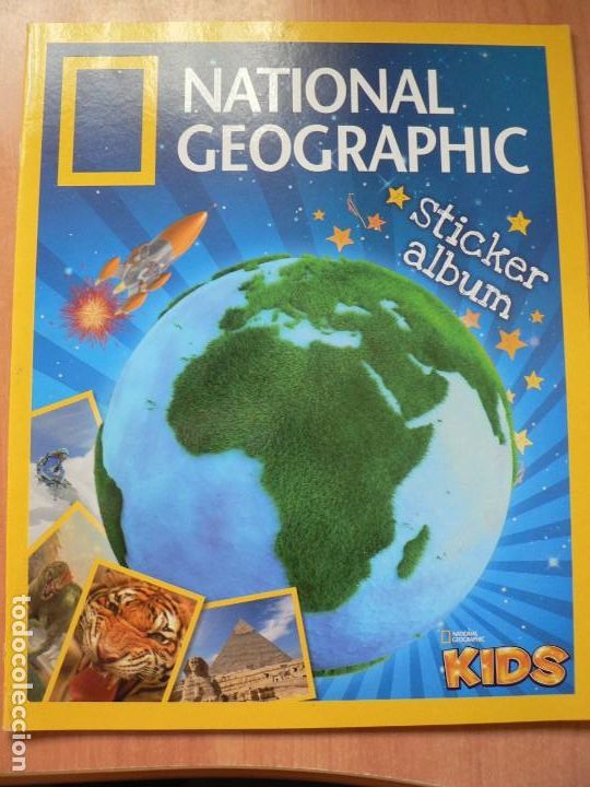 Collectable Incomplete Albums: ALBUM PLANCHA VACIO DE NATIONAL GEOGRAPHIC KIDS STICKER ALBUM DE PANINI