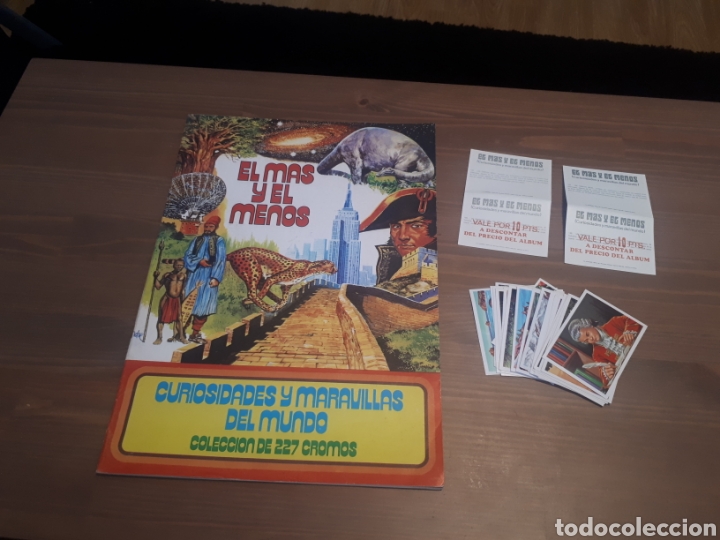 Collezionismo Album: Album plancha como sacado de imprenta EL MAS Y EL MENOS RUIZ ROMERO MAS 29 CROMOS Y CUPONES