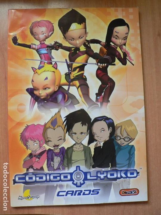 Coleccionismo &aacute;lbumes: ALBUM PLANCHA VACIO DE CODIGO LYOKO CARDS DE E-MAX - Foto 1