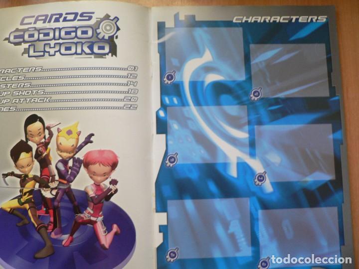 Coleccionismo &aacute;lbumes: ALBUM PLANCHA VACIO DE CODIGO LYOKO CARDS DE E-MAX - Foto 2