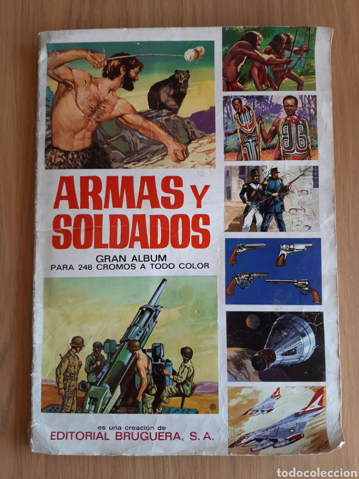Collectable Incomplete Albums: GRAN ALBUM ARMAS Y SOLDADOS. FALTAN 30 CROMOS. BRUGUERA 1972.