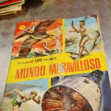 Coleccionismo Álbumes: ALBUM DE CROMOS MUNDO MARAVILLOSO, FERMA 1965 SIN USAR, CON 15 CROMOS SIN PEGAR DEFECTOS. Lote 272856798