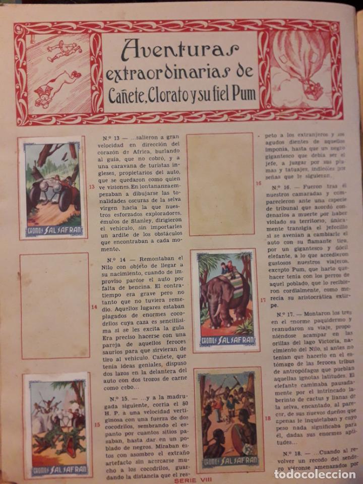 Coleccionismo &aacute;lbumes: ALBUM SALSAFRAN - Foto 7