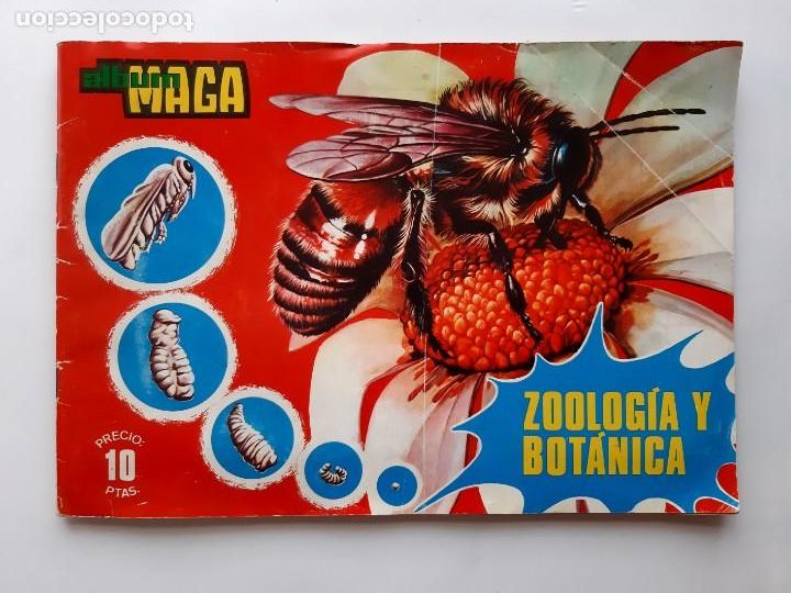 Collezionismo Album: ANTIGUO ALBUM ZOOLOGIA Y BOTANICA CONTIENE 189 CROMOS EDI. MAGA 1969