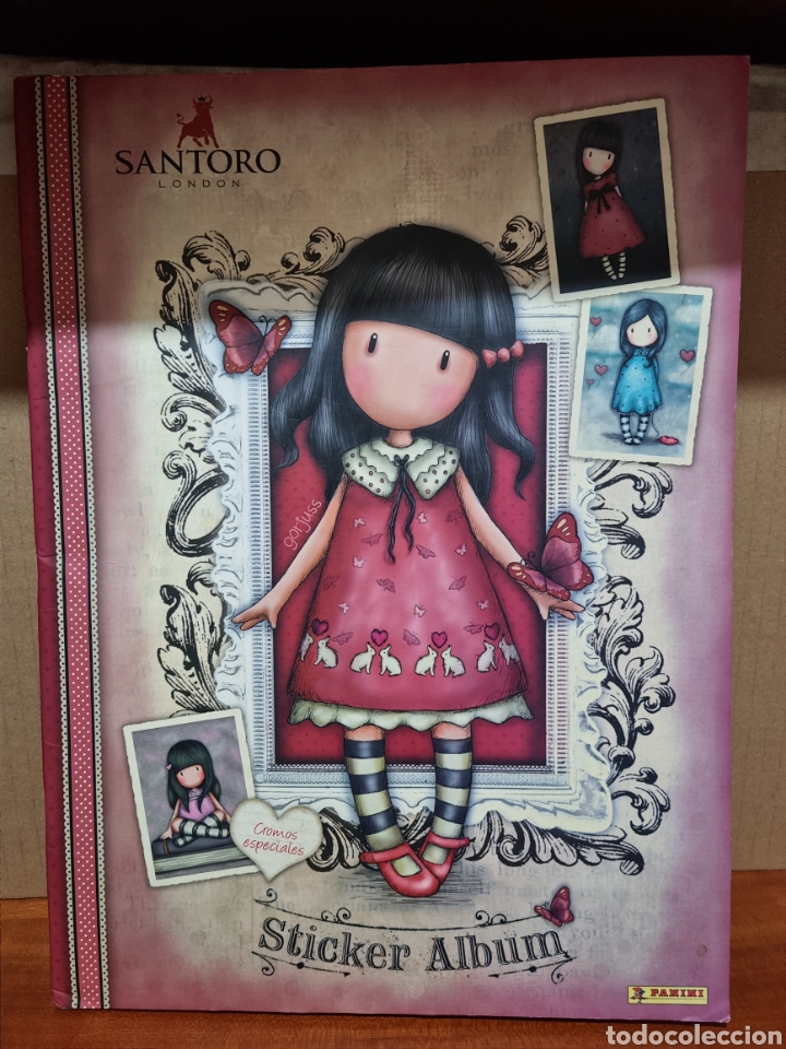 Colecionismo Cadernetas: &Aacute;LBUM DE CROMOS GORJUSS SANTORO CON 74 CROMOS PEGADOS LOS PASATIEMPOS ESTAN HECHOS