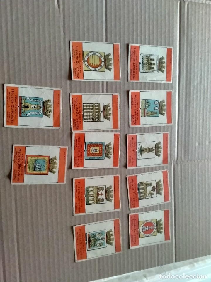Collectable Incomplete Albums: cromos de chocolates de hijos de zuricalday -madrid y bilbao-muy raros