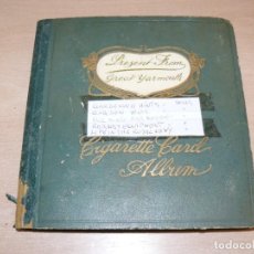 Coleccionismo Álbumes: ALBUM DE CROMOS PRESENT FROM GREAT YARMOUTH WILLS CIGARETTE CARD ALBUM ORIGINAL AÑO 1912