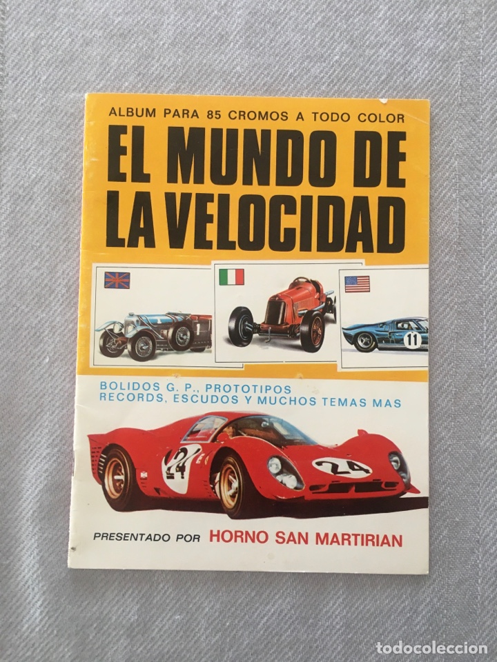 Collectionnisme Albums: &Aacute;LBUM EL MUNDO DE LA VELOCIDAD HORNO SAN NARTIRIAN