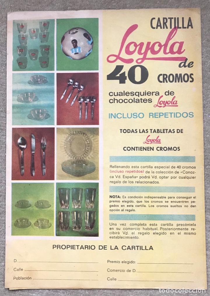 Collectionnisme Albums: &Aacute;lbum cartilla para cromos de Chocolates Loyola - A&ntilde;o 1968