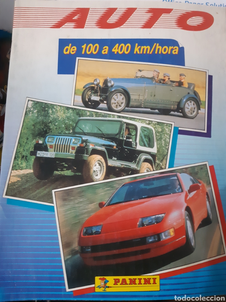 Collectionnisme Albums: AUTO DE 100 A 400 KM/HORA VACIO.