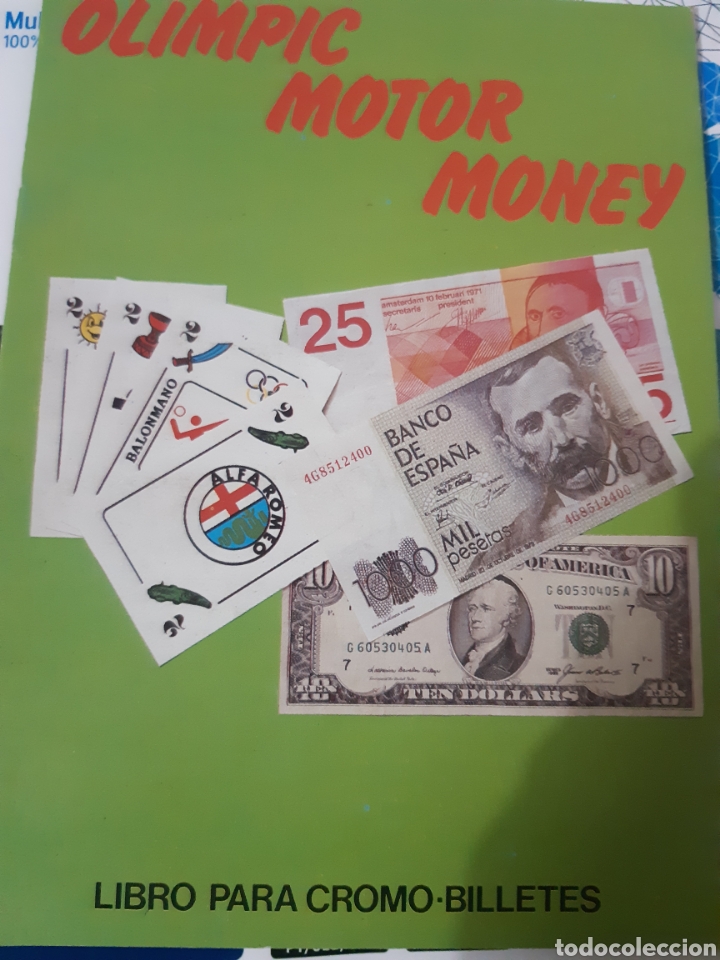 Collectionnisme Albums: OLIMPIC MOTOR MONEY NUEVO Y VACIO.