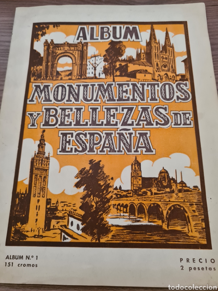 Collezionismo Album: MONUMENTOS Y BELLEZAS DE ESPA&Ntilde;A 1. HOJA DE LA SUERTE