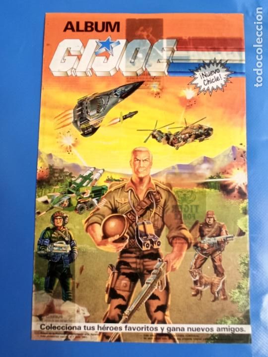 Collectionnisme Albums: ALBUM DE CHICLES GI JOE EN MUY BUEN ESTADO