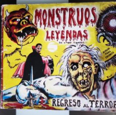 Coleccionismo Álbumes: ALBUM CROMOS MONSTRUOS Y LEYENDAS REGRESO AL TERROR VACIO SIN CROMOS MONSTERS STICKER ALBUM. Lote 289833438