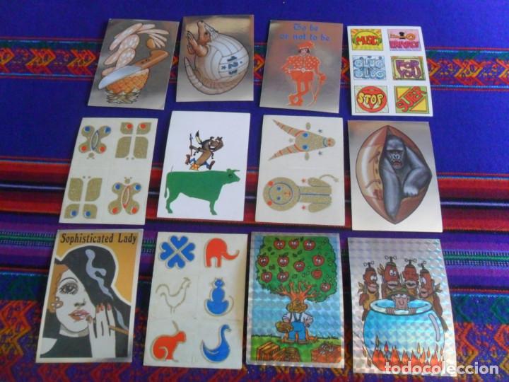 Collectionnisme Albums: LOTE 12 CROMO NUNCA PEGADO PANINI STICKERS. PHOSKITOS 1987. MUY RAROS.