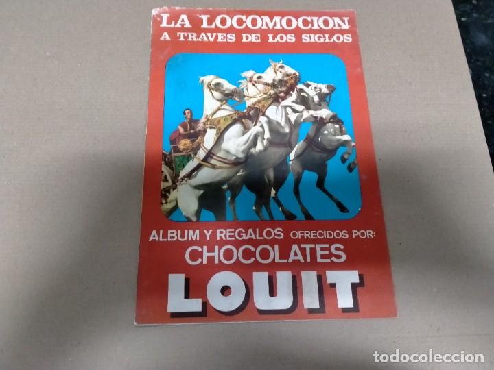 Collectionnisme Albums: album de cromos vacio de la locomocion a traves de los siglos