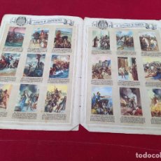 Coleccionismo Álbumes: LOTE DE 132 CROMOS ANTIGUOS DEL ALBUM DE LA HISTORIA DE ESPAÑA.. Lote 293427998