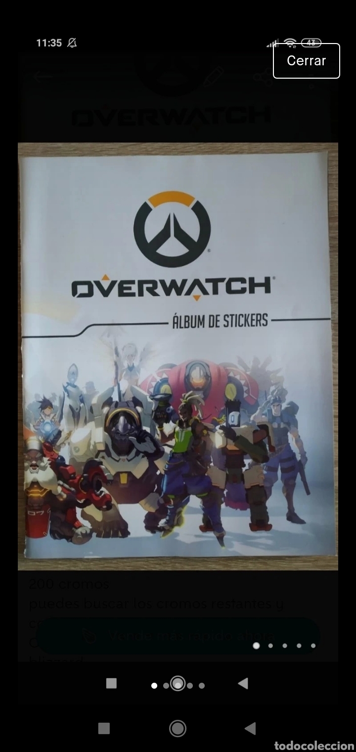 Collectionnisme Albums: album de cromos Overwatch